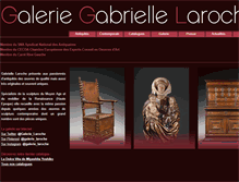 Tablet Screenshot of gabrielle-laroche.fr