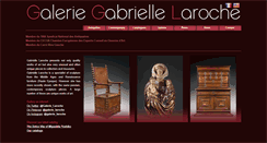 Desktop Screenshot of gabrielle-laroche.com