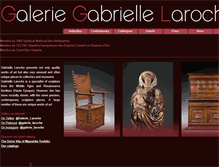 Tablet Screenshot of gabrielle-laroche.com